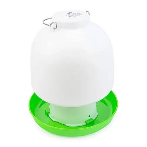 Bainbridge Ball Type Poultry Drinker, Green/White 6.5l