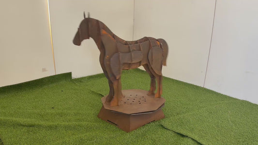 HORSE METAL SCULPTURE - SMALL