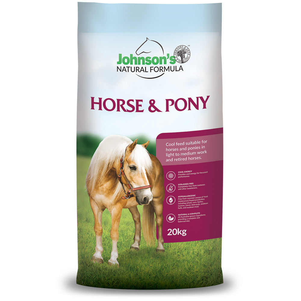 JOHNSONS HORSE & PONY 20KG