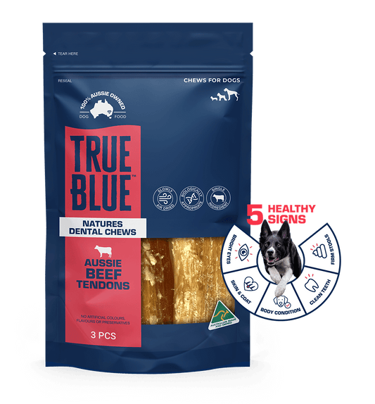 TRUE BLUE AUSSIE BEEF TENDONS 3PCS