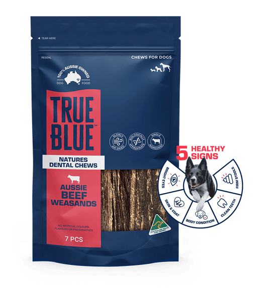 TRUE BLUE AUSSIE BEEF WEASANDS 7PCS