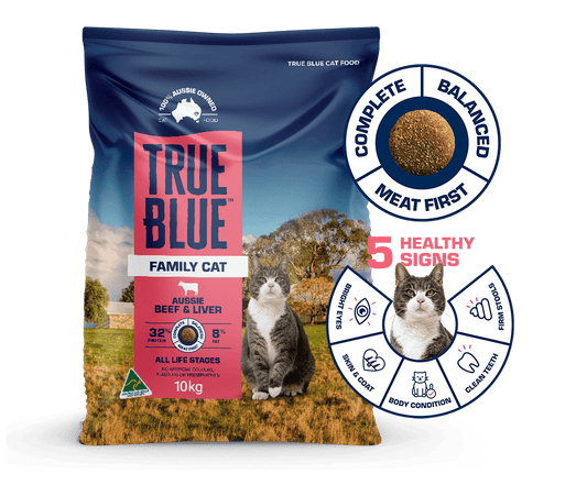 TRUE BLUE CAT AUS BEEF & LIVER 10KG
