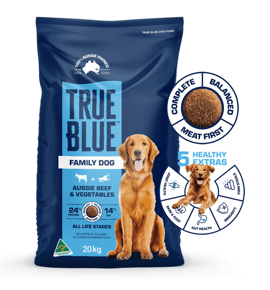 TRUE BLUE FAMILY AUSSIE BEEF & VEG 20KG