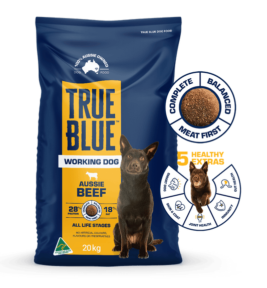 TRUE BLUE WORKING DOG AUSSIE BEEF 20KG