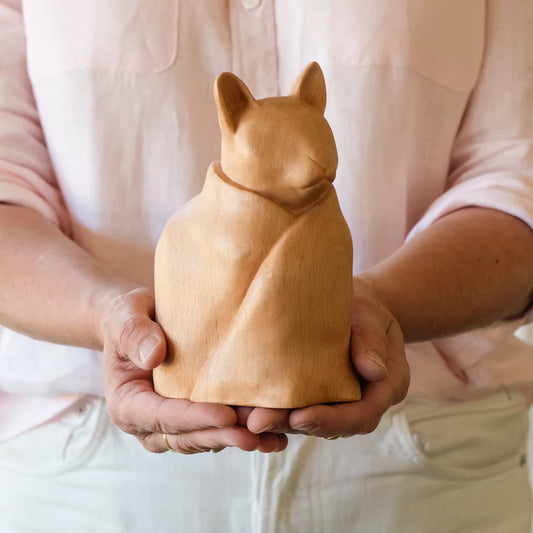 RBM BEECHWOOD CAT IN A BLANKET URN