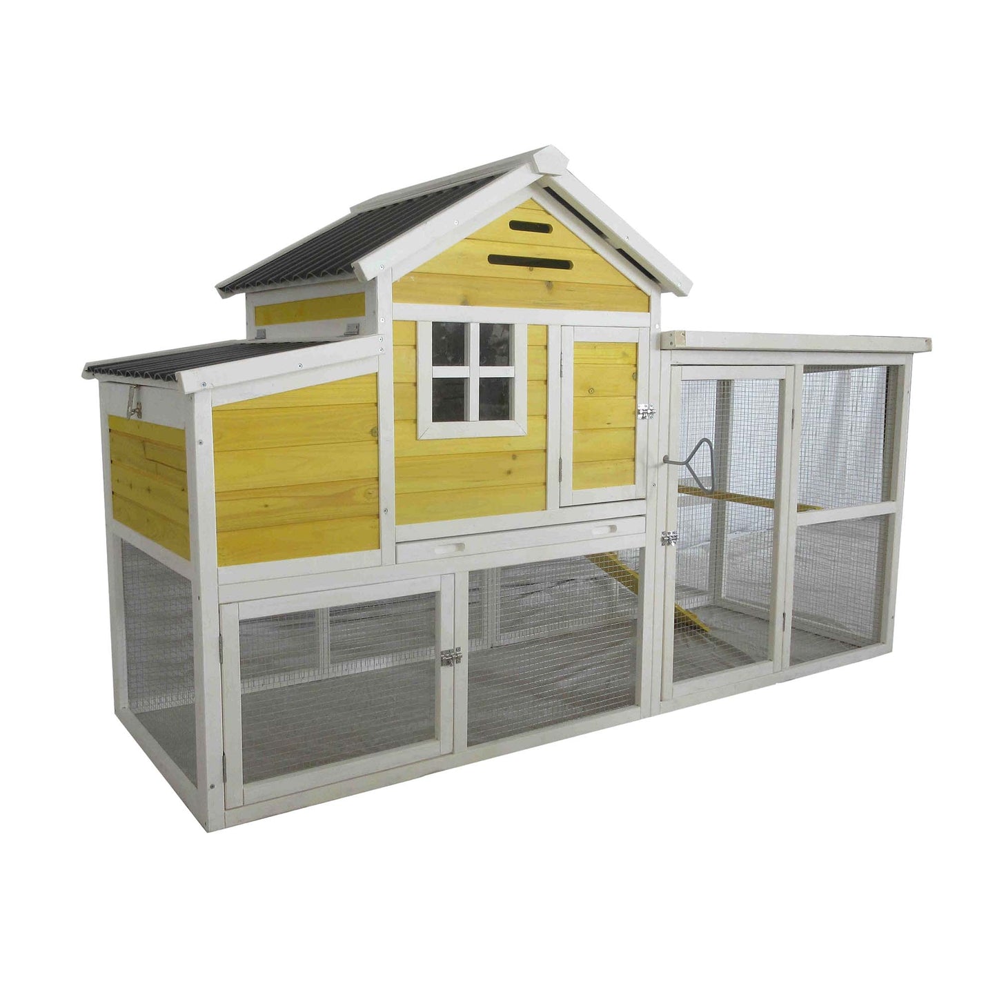 IPETZ BARNYARD CHICKEN COOP (yellow)